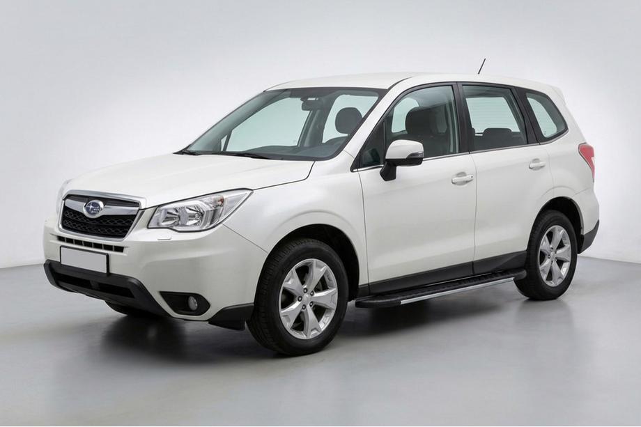 Subaru Forester 2013-2018 Pedane laterali Bosphorus Grey (2 pz, alluminio) Image