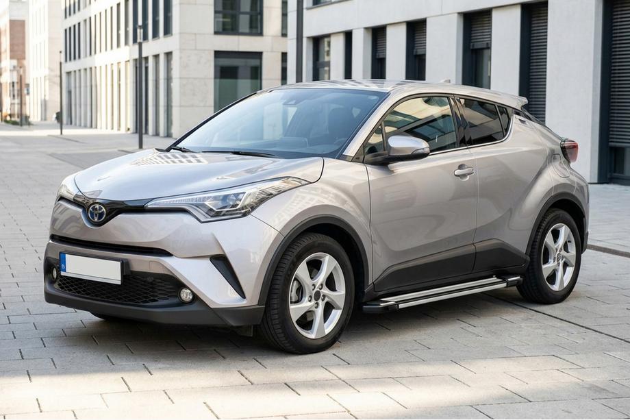Toyota C-HR 2016-2023 Pedane Laterali Rainbow (2 pz, Alluminio) Foto 1