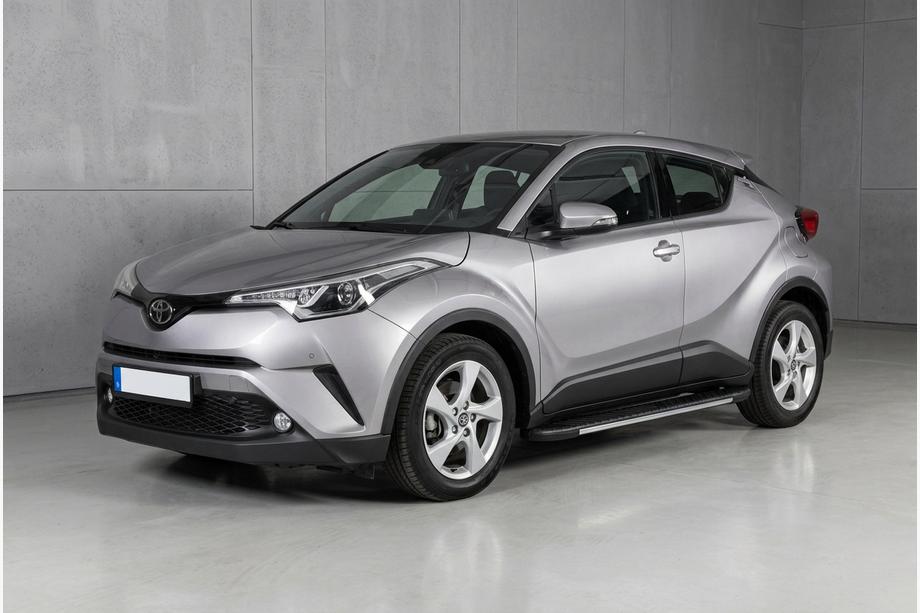 Toyota C-HR 2016-2023 Pedane laterali Bosphorus Grey (2 pz, alluminio) Foto 1