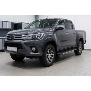 Pedane laterali Bosphorus Grey (2 pz, alluminio) Toyota Hilux 2015- foto 1