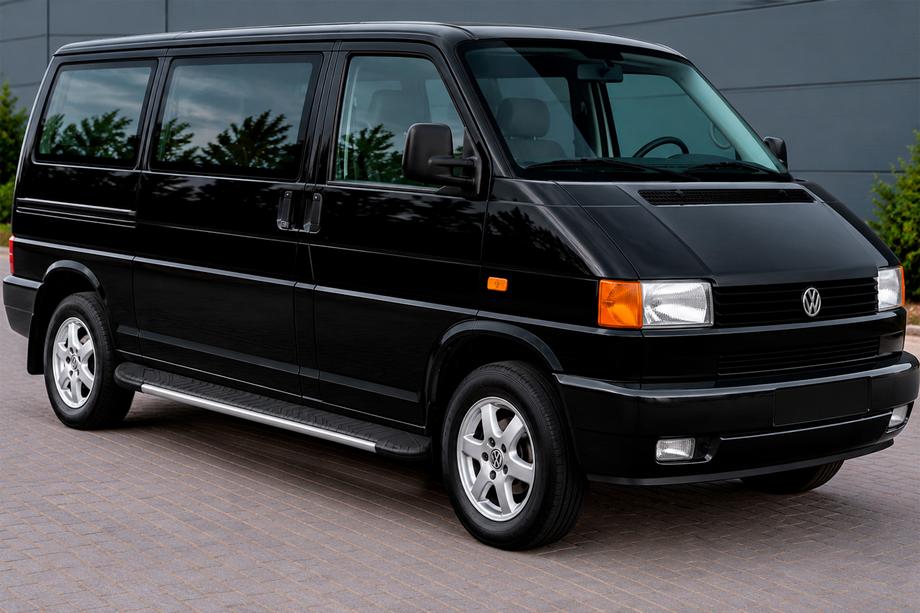 Volkswagen T4 Transporter 1990-2003 Pedane laterali Bosphorus Grey (2 pz, alluminio) Image