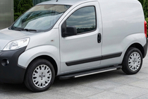 Peugeot Bipper 2008-2017 Pedane laterali Bosphorus Grey (2 pz, alluminio) foto 1