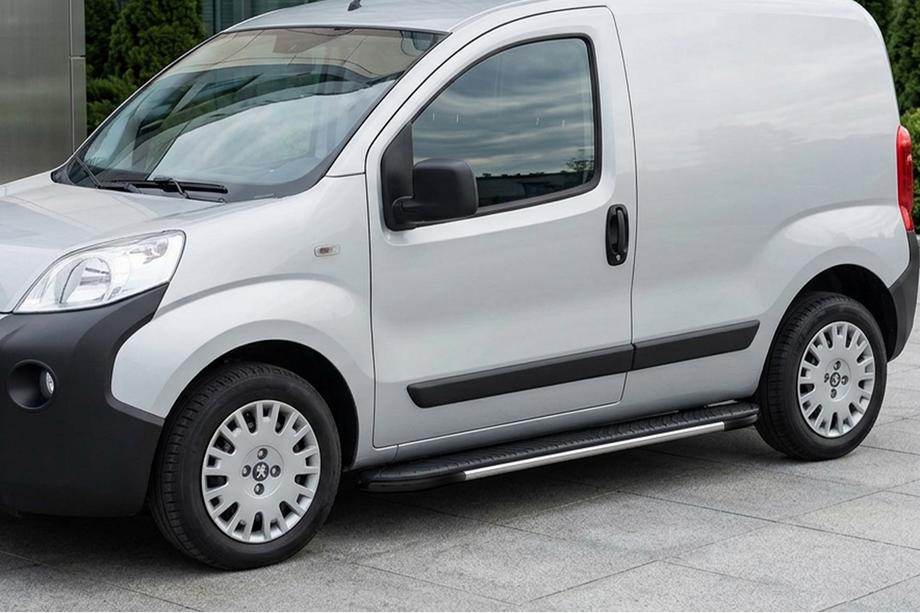Peugeot Bipper 2008-2017 Pedane laterali Bosphorus Grey (2 pz, alluminio) Image