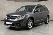 Dodge Journey 2008-2020 Pedane laterali Bosphorus Grey (2 pz, alluminio) foto 1