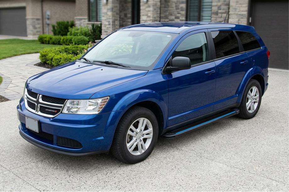 Dodge Journey 2008-2020 Pedane Laterali Maya Blue (2 pz, Alluminio) Image