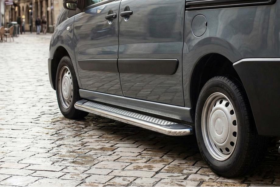 Citroen Jumpy 2007–2017 Pedane Laterali Maydos V2 (2 pz, Alluminio e Acciaio Inox) Image
