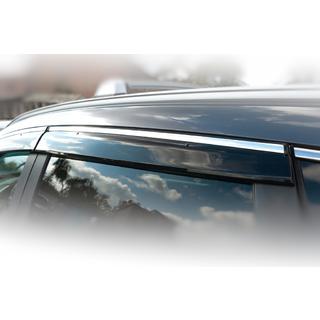 Deflettori finestrini con modanatura cromata (4 pz, HIC) Honda CRV 2017-2022 foto 2