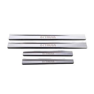 Battitacco Carmos (4 pz, acciaio inox) Skoda Octavia I Tour A4 1996-2010 foto 2