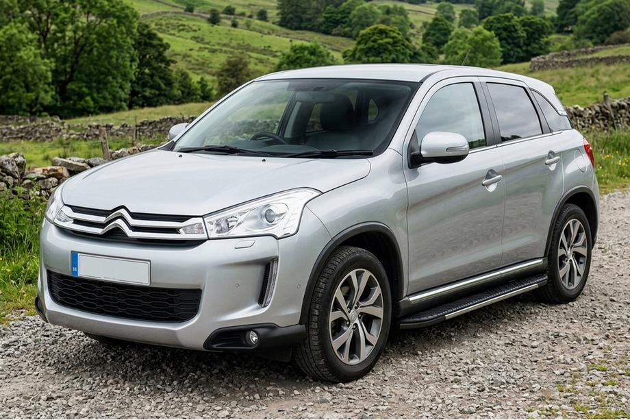Citroen C-4 Aircross 2012-2017 Pedane laterali Bosphorus Grey (2 pz, alluminio) Image