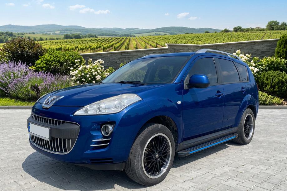 Peugeot 4007 2007-2013 Pedane Laterali Maya Blue (2 pz, Alluminio) Foto 1