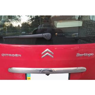Modanatura cromata sopra la targa (acciaio inox) Citroen Berlingo 2008-2018 foto 1