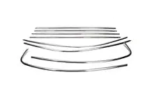 Volkswagen Passat B8 2015-2023 Kit completo cornici finestrini SD (2019+, acciaio inox) foto 2