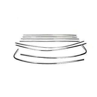 Kit completo cornici finestrini SD (2019+, acciaio inox) Volkswagen Passat B8 2015-2023 foto 2