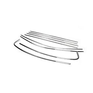 Kit completo cornici finestrini SD (2019+, acciaio inox) Volkswagen Passat B8 2015-2023 foto 3