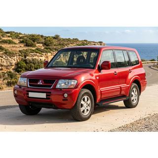 Pedane Laterali Maya Red (2 pz, Alluminio) Mitsubishi Pajero Wagon III 1999-2006 foto 1