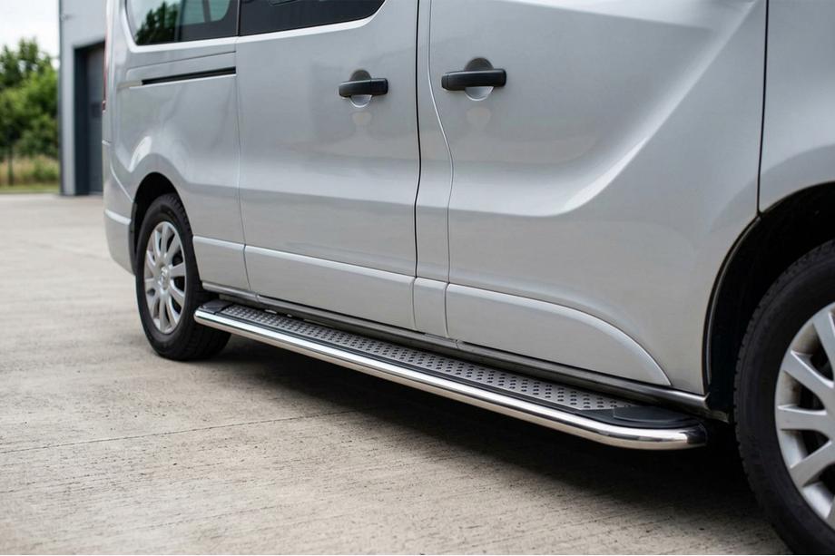 Renault Trafic 2001–2015 Pedane Laterali Maydos V2 (2 pz, Alluminio) Image