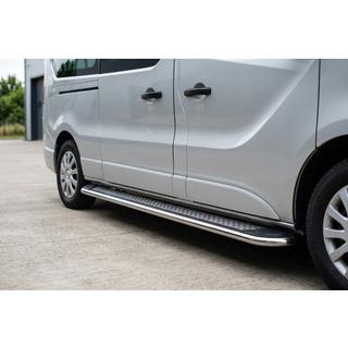 Pedane Laterali Maydos V2 (2 pz, Alluminio) Renault Trafic 2015- foto 1