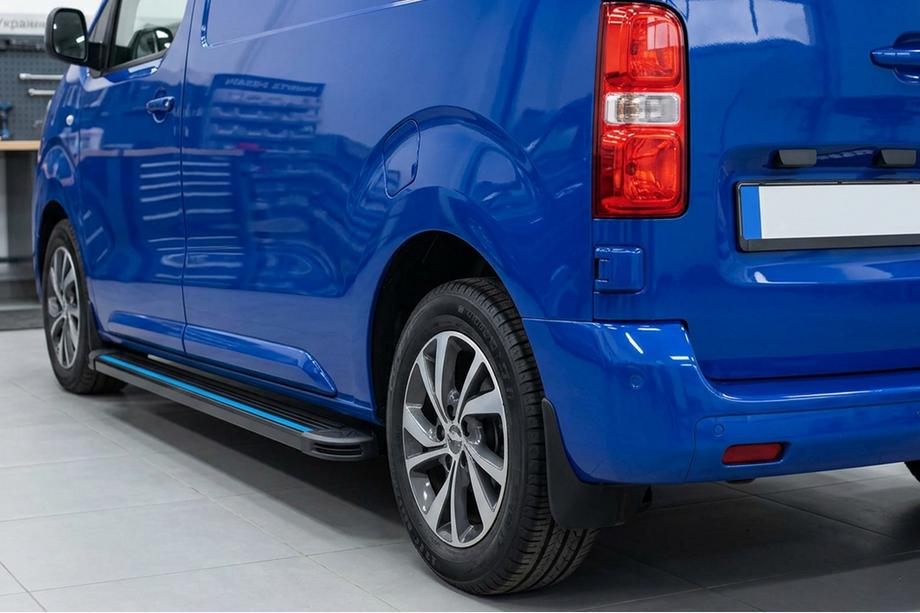 Citroen Jumpy/Dispatch 2017- Pedane Laterali Maya Blue (2 pz, Alluminio) Image