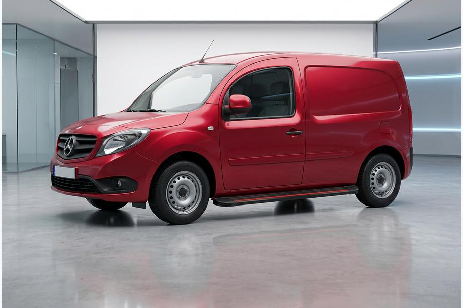 Mercedes Citan 2013-2021 Pedane Laterali Maya Red (2 pz, Alluminio) Image
