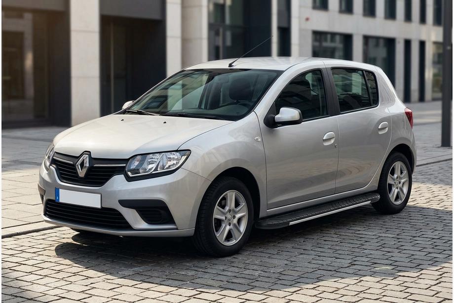Dacia Sandero 2013-2020 Pedane laterali Bosphorus Grey (2 pz, alluminio) Foto 1