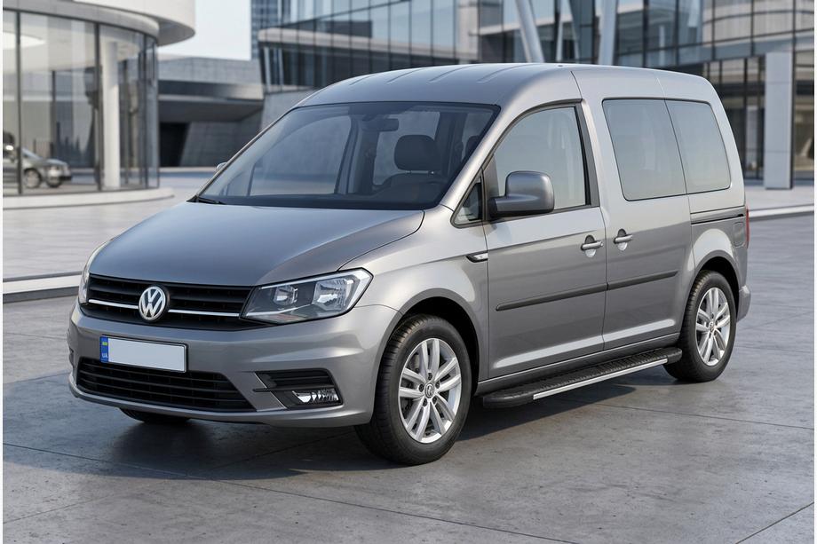 Volkswagen Caddy 2015-2020 Pedane laterali Bosphorus Grey (2 pz, alluminio) Image