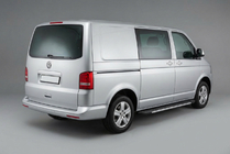 Volkswagen T5 2010-2015 Pedane laterali Bosphorus Grey (2 pz, alluminio) foto 1