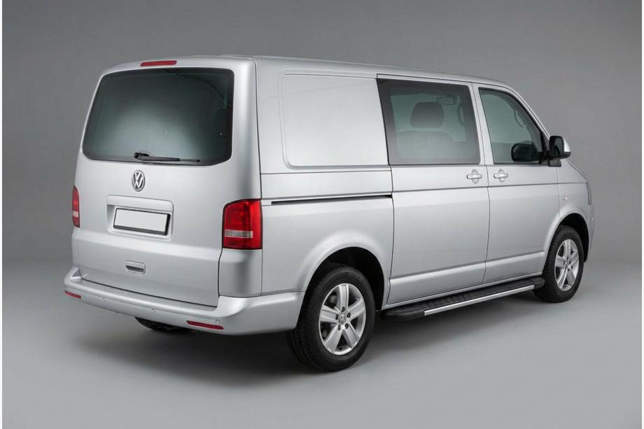 Volkswagen T5 2010-2015 Pedane laterali Bosphorus Grey (2 pz, alluminio) Image