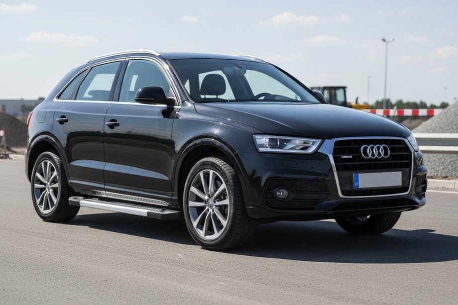 Audi Q3 2011-2019 Pedane Laterali New Vision Grey (2 pz, Alluminio) Foto 1