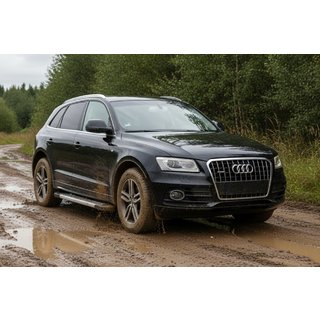 Pedane Laterali New Vision Grey (2 pz, Alluminio) Audi Q5 2008-2017 foto 1