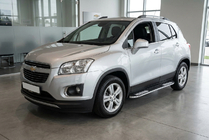 Chevrolet Trax 2012-2023 Pedane Laterali Tayga V2 (2 pz, Alluminio) foto 1