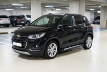 Chevrolet Trax 2012-2023 Pedane Laterali New Vision Black (2 pz, Alluminio) foto 1