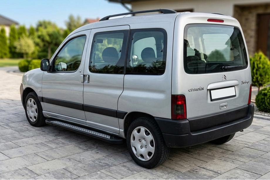 Citroen Berlingo 1996-2008 Pedane Laterali New Vision Black (2 pz, Alluminio) Foto 1