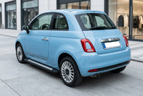 Fiat 500/500L 2013-2022 Pedane Laterali New Vision Black (2 pz, Alluminio) foto 1