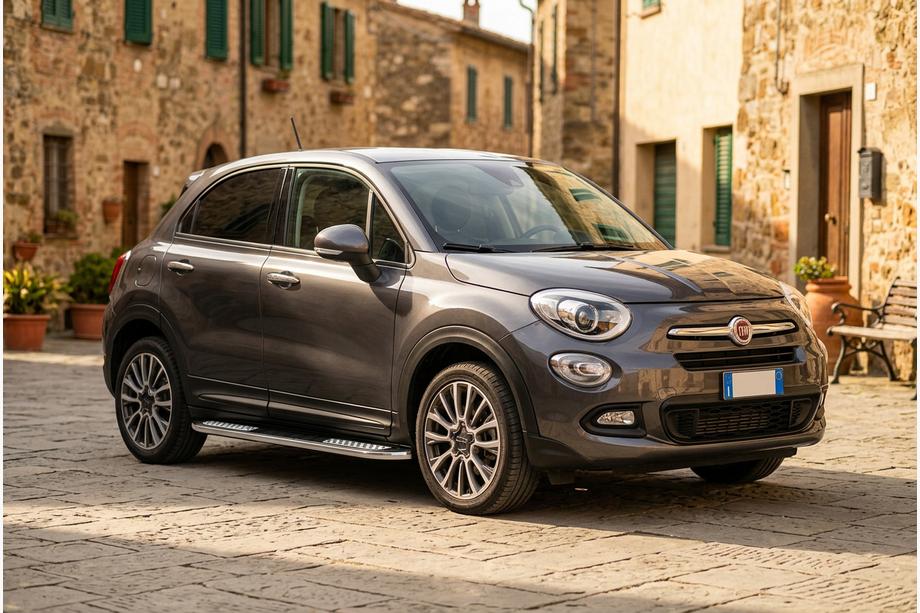 Fiat 500X 2014-2024 Pedane Laterali Tayga V2 (2 pz, Alluminio) Image