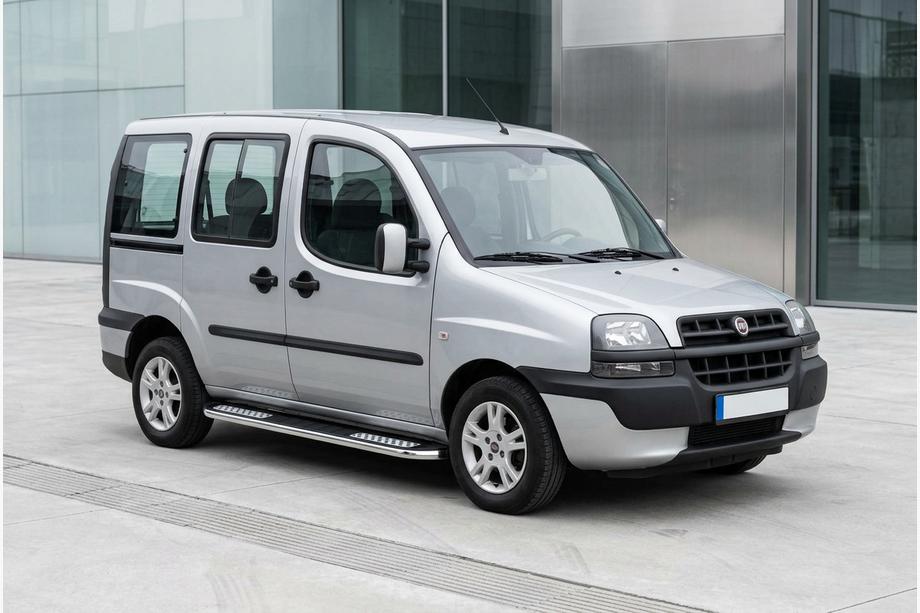 Fiat Doblo I 2001-2005 Pedane Laterali Tayga V2 (2 pz, Alluminio) Image