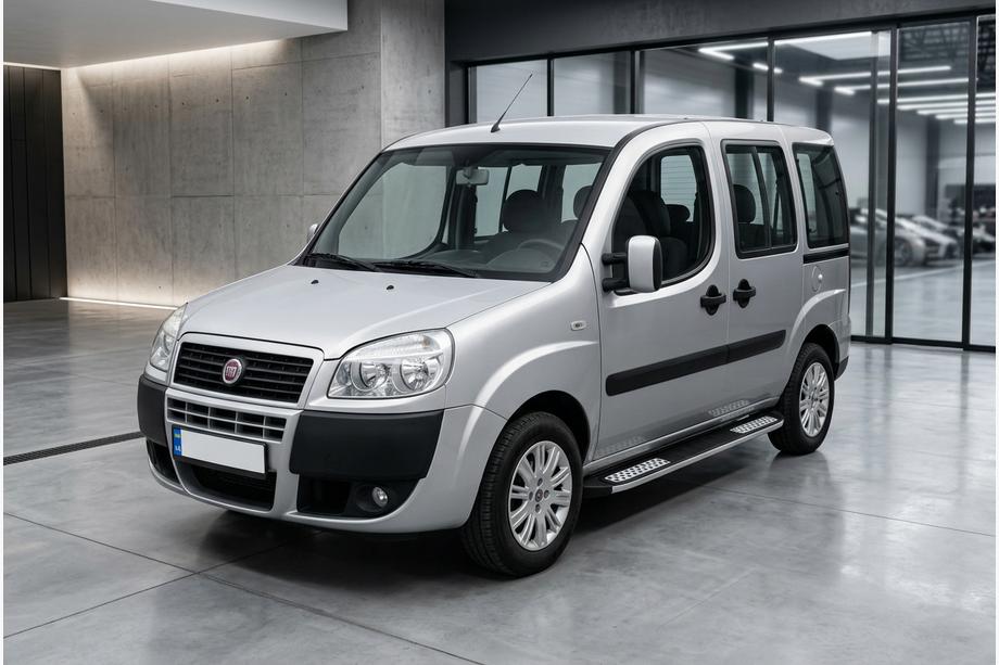 Fiat Doblo I 2005-2010 Pedane Laterali Tayga V2 (2 pz, Alluminio) Image