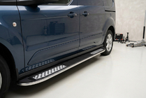 Ford Connect 2014-2021 Pedane Laterali Tayga V2 (2 pz, Alluminio) foto 1