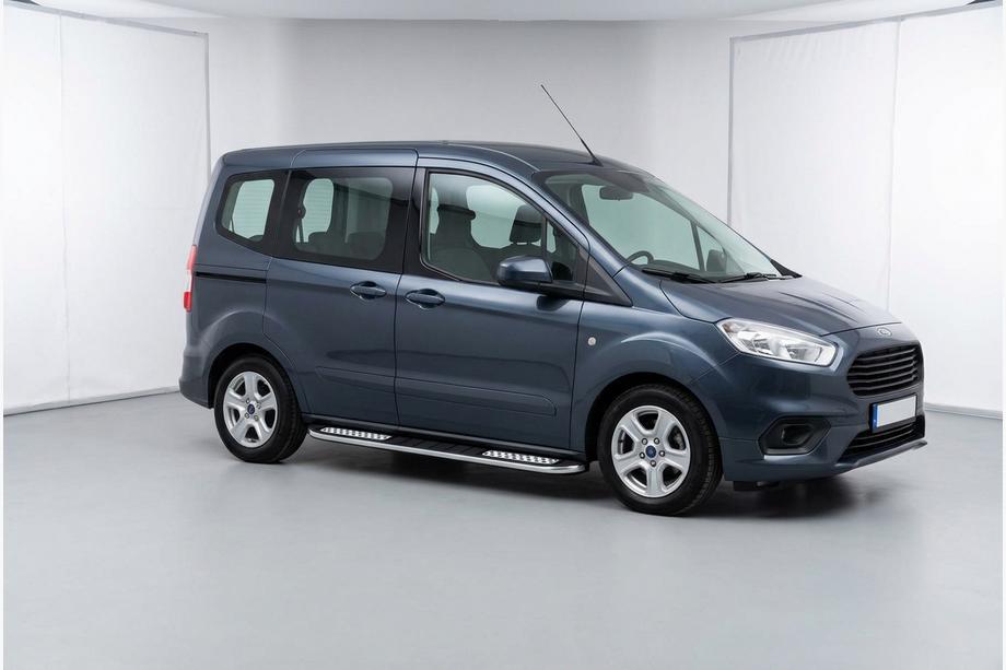 Ford Courier 2014-2023 Pedane Laterali Tayga V2 (2 pz, Alluminio) Image
