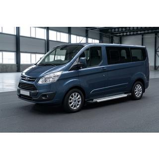 Pedane Laterali New Vision Grey (2 pz, Alluminio) Ford Custom 2013-2022 foto 1