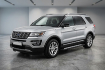 Ford Explorer 2011-2019 Pedane Laterali New Vision Black (2 pz, Alluminio) foto 1