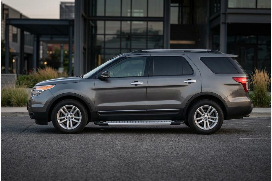 Ford Explorer 2011-2019 Pedane Laterali New Vision Grey (2 pz, Alluminio) Image