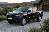 Ford Ranger 2011–2022 Pedane Laterali Tayga Black (2 pz, Alluminio) foto 1