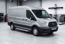 Ford Transit 2014- Pedane Laterali New Vision Grey (2 pz, Alluminio) foto 1