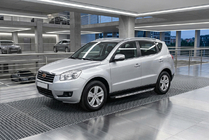 Geely Emgrand X7 2011- Pedane Laterali BlackLine (2 pz, Alluminio) foto 1