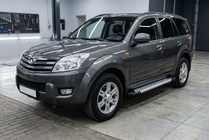 GreatWall Haval/Hover H3 2005-2013 Pedane Laterali New Vision Grey (2 pz, Alluminio) foto 1
