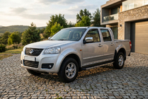 GreatWall Wingle 5 2006- Pedane Laterali BlackLine (2 pz, Alluminio) foto 1