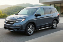 Honda Pilot 2015-2022 Pedane Laterali New Vision Black (2 pz, Alluminio) foto 1
