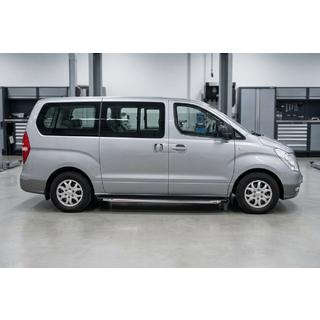 Pedane Laterali BlackLine (2 pz, alluminio) Hyundai H300, H1, Starex 2008-2020 foto 2