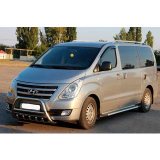 Pedane Laterali Line (2 pz, Alluminio) Hyundai H300, H1, Starex 2008-2020 foto 1