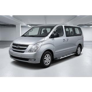 Pedane Laterali Sunrise (2 pz, Alluminio) Hyundai H300, H1, Starex 2008-2020 foto 1